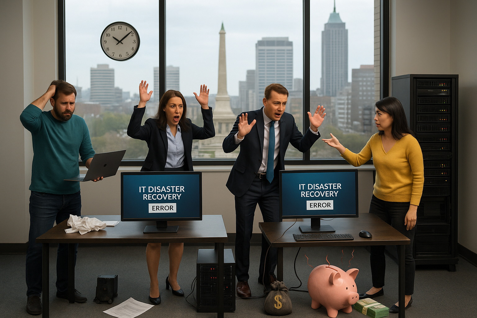 Tier3 Partners team providing proactive IT support and network monitoring to reduce downtime for Indiana SMBs.